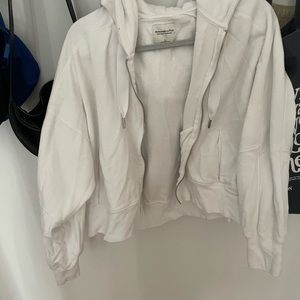 Abercrombie Cropped Full Zip Hoodie
